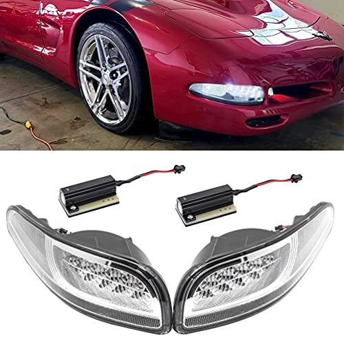 C5 コルベット 黒 フロントコーナー コーナーランプ ウインカー シグナル 51o+fcaSFqL.jpg